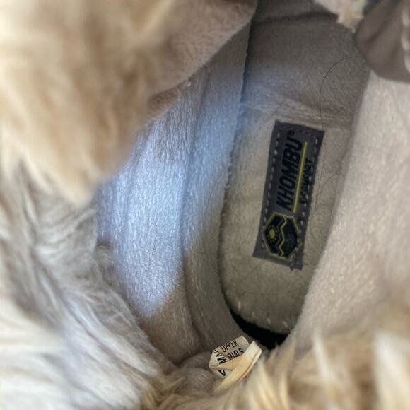 Khombu Olive and Tan Faux Fur Winter Boots 🥾 Size 8 - Picture 8 of 11